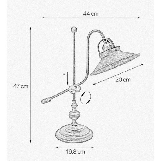 mediterran rez asztali lampa vintage rusztikus antikolt iroda dolgozoszoba iroasztal vilagitas videki stilusu allithato olasz ghidini lampak magyarorszag lameridiana meret.jpg